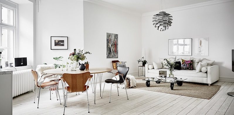 Ideas básicas para crear un salón nórdico