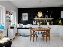 Cocina abierta de estilo escandinavo Cocina abierta de estilo escandinavo