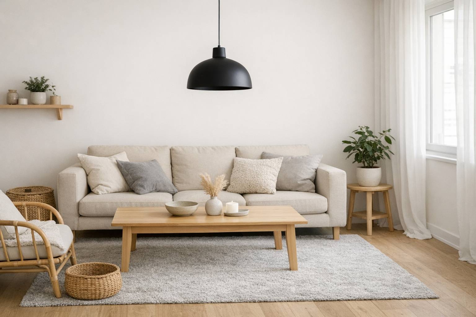 Decoración nórdica para viviendas en alquiler: estilo, resistencia y bajo mantenimiento