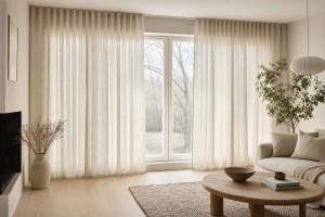 Cortinas de estilo nórdico: tejidos, colores y medidas para acertar